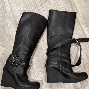 Nine West Souza  Wedge leather boots